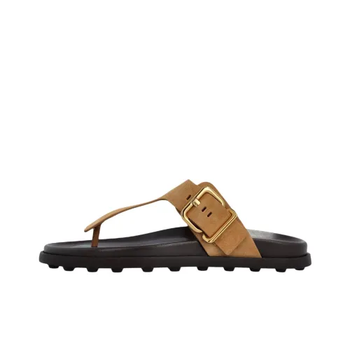 TOD'S Шлепанцы Коричневые Женские
