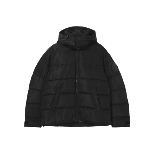 DIESEL Хлопковый пуховик Мужской Черный