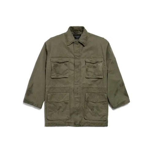 Balenciaga FW24 Куртки и Пальто Свободный крой Унисекс Зеленый