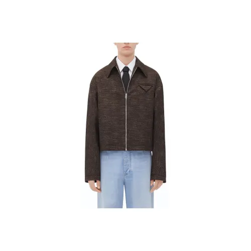 Bottega Veneta FW23 Куртки и Пальто Мужской Коричневый