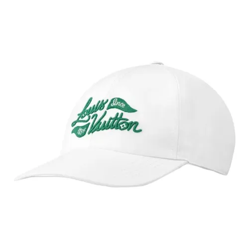 LOUIS VUITTON Хлопковые кепки унисекс белые