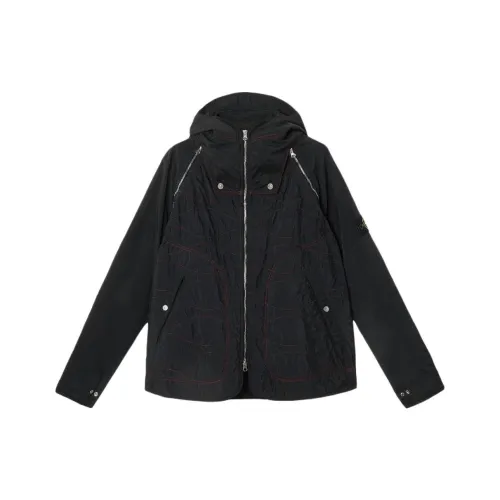 STONE ISLAND Snake Year Limited Collection Черная унисекс куртка