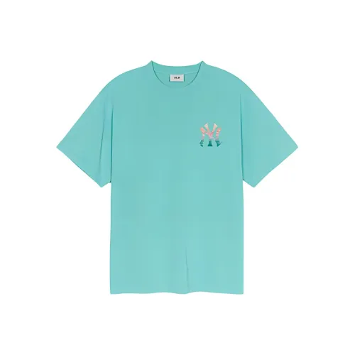 MLB Base Logo New York Yankees T-Shirt Унисекс Стандарт Mint Green