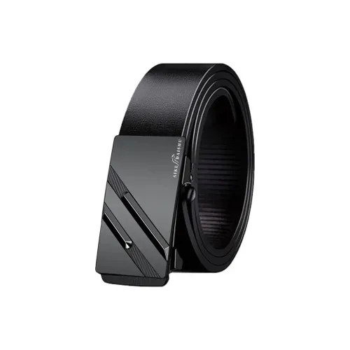 AIKEDAISHU Ремни из коровьей кожи спилок мужские 3,3 см