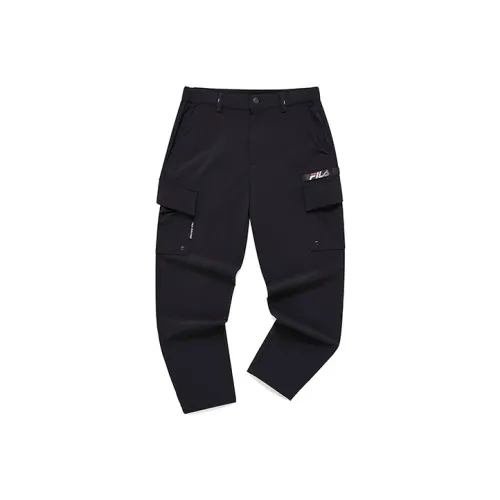 FILA Глубокий Черный Мужские Карго Брюки