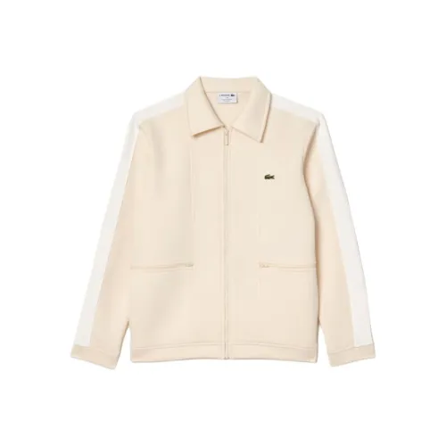 Куртки и пальто LACOSTE Collaboration Мужские Бежевые