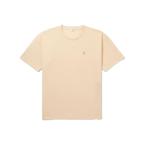 SAINT LAURENT SS24 T Рубашка Мужская Желтая