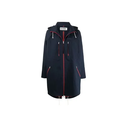 JIL SANDER Синий Мужской Парки