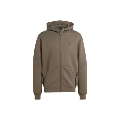 Adidas Дизайнерский FOR Тренировки Full ZIP Дорожка Куртка Куртки Пальто Мужской Оливковый