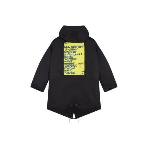 RAF SIMONS Черный Мужской Парки