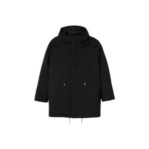 Sandro FLEECE PARKA из технологичной ткани пуховик мужской черный