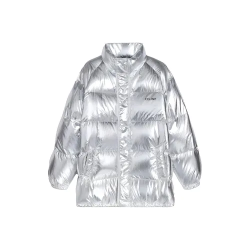 CELINE Silver Men's Parka CELINE Серебряный Мужской Парка