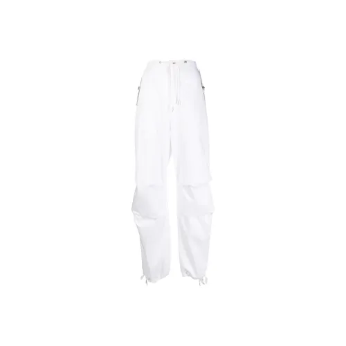 DION LEE Белые унисекс брюки карго