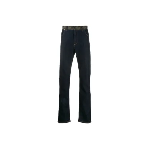 FENDI Blue Men's Jeans FENDI Синий Мужские Джинсы