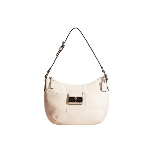 COACH Kristin Кожа Плечо Сумка Сумка Сумка через плечо Женская Белая