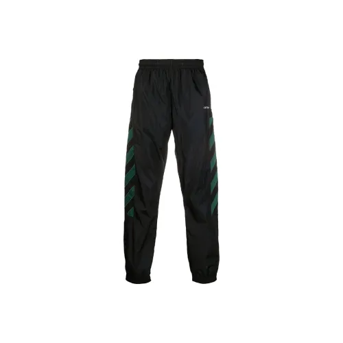 Off Белый FW20 Черный Мужские Вязаные Спортивные Штаны
