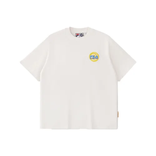 FILA FUSION X ROUND TWO SS25 T-Shirt Унисекс Облачный Белый WT