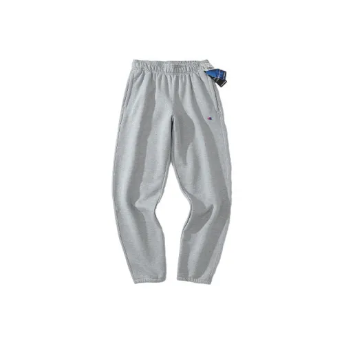 Champion Штаны с манжетами Тренировочные штаны Версия для США Унисекс Светлый Серый