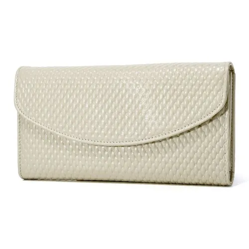 DIFENISE Кошелек из коровьей кожи унисекс цвет экрю