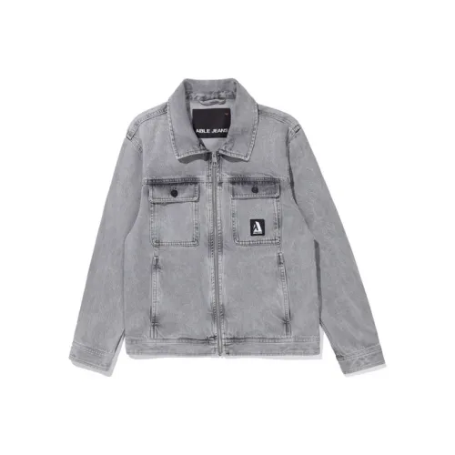 ABLE JEANS Куртки и пальто Мужской дымчато-серый