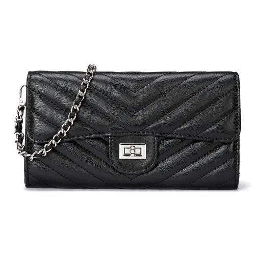 Roberta Di Camerino Sheepskin Сумка через плечо Женская Классическая Черная Мягкий Фиолетовый