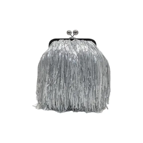 WEEKEND MaxMara Полиэстер Одно плечо Клатч Women's Silver