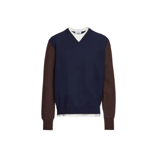 FERRAGAMO FW23 Свитер Мужской Морской Синий