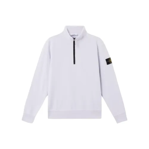 STONE ISLAND Свитшот Мужской Светло-фиолетовый