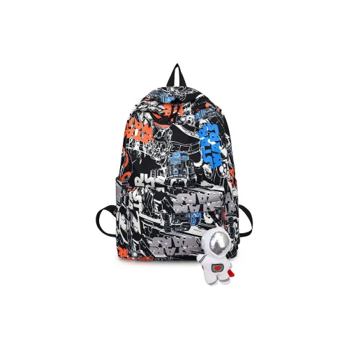 CAREELL Нейлон Рюкзак Унисекс Черный Оранжевый Зеленый