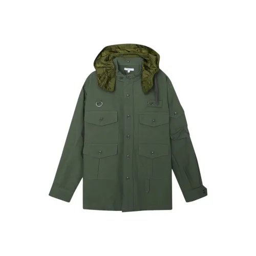 Куртки и пальто для мужчин зеленые совместный проект Engineered Garments