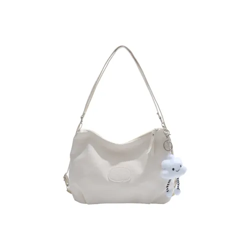 Miss Angel ПУ (полиуретан) Рюкзак Сумка через плечо Сумка на плечо Женская Белая Черная