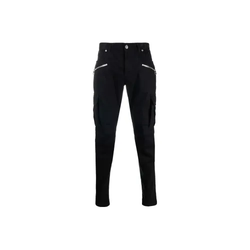 BALMAIN Мужские карго-брюки черного цвета