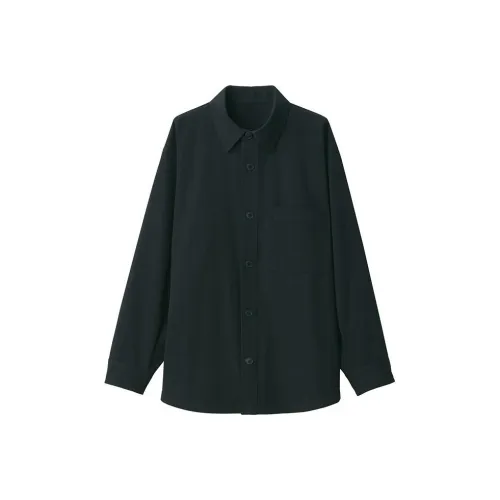 MUJI Куртки и Пальто Унисекс Черный