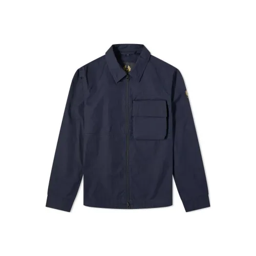 Belstaff Темно-синие мужские куртки