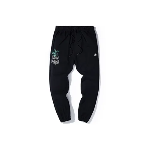 PJ's Vigor Прямой крой Брюки для тренировок Унисекс Черный