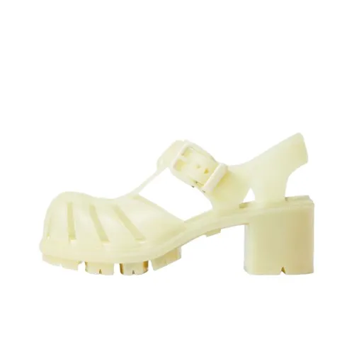 Bottega Veneta Gertie Сандалии в римском стиле 5 см Женские Желтые