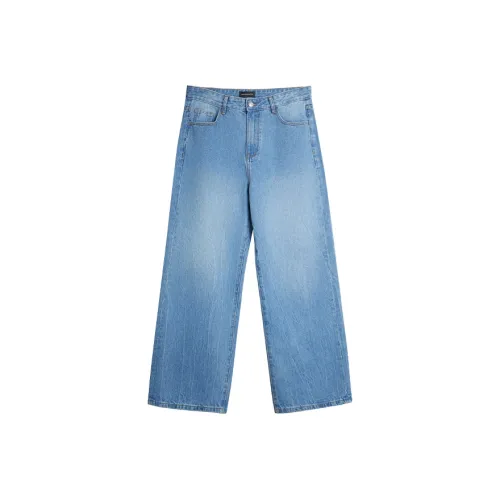 Dupu Contracted Синий Мужской Джинсы