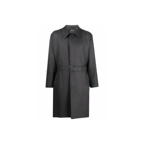Ermenegildo Zegna Серый Мужской Тренч
