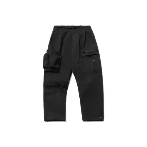 LINING YUNDONGLANQIUXILIE Черные мужские карго-брюки