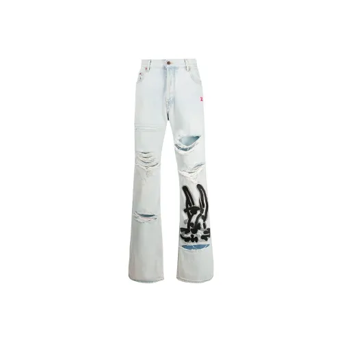 Off Белый SS20 Светло-Синий Мужские Джинсы