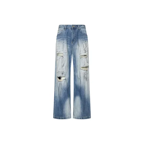 GTRG Светло-синие унисекс джинсы