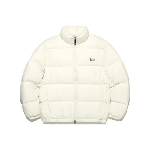 Куртки и пальто унисекс Lee co-branded модели белого цвета