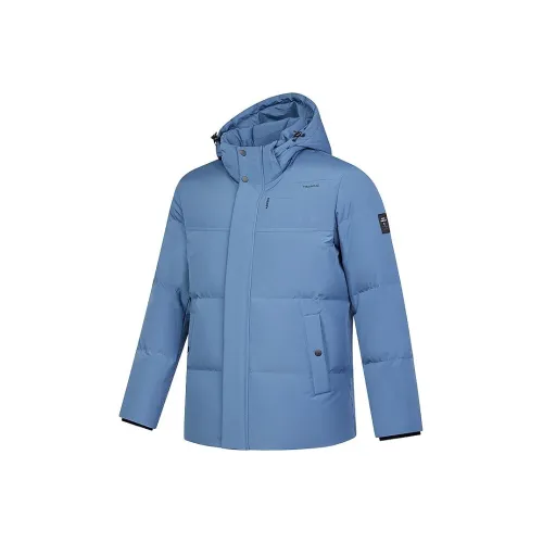 QIAODAN Пуховик Мужской Streambed Каменный Синий