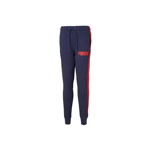 PUMA Track Pants Вязаные Спортивные Брюки Мужские Морской Синий