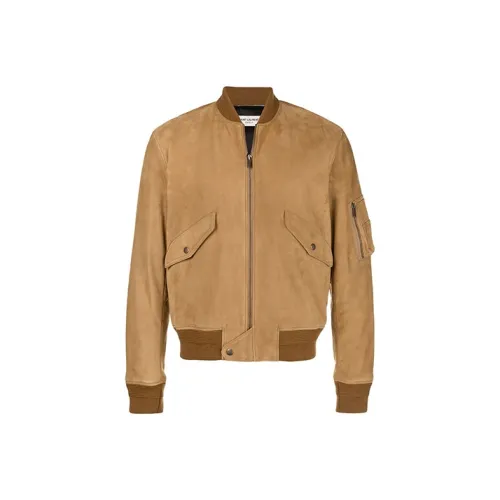 SAINT LAURENT Кожа Куртка Мужская