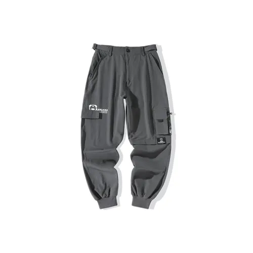 LAMLICKA Серые Унисекс Брюки с карманами