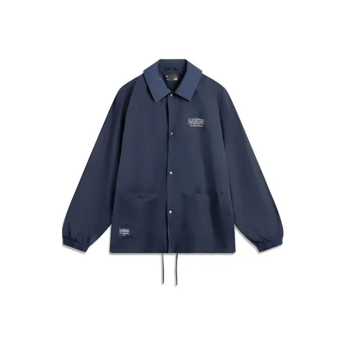 LINING Sports Life Collection Куртки Пальто Унисекс Темно-Морской Синий