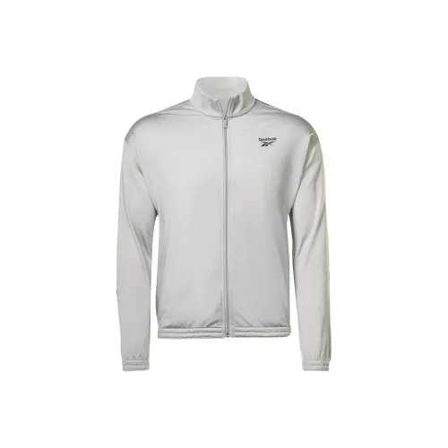 REEBOK RI Vector KNIT TRACKTOP Куртки и пальто Мужской Светло-серый