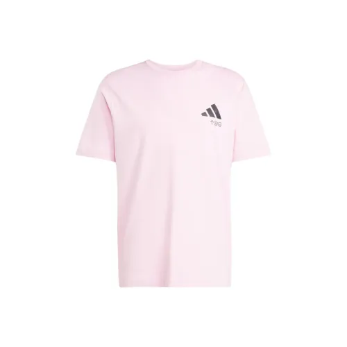 Adidas LoungeVERBIAGE Спортивная одежда Friends OF Sport Graphic Рубашка Мужская Pure Розовая