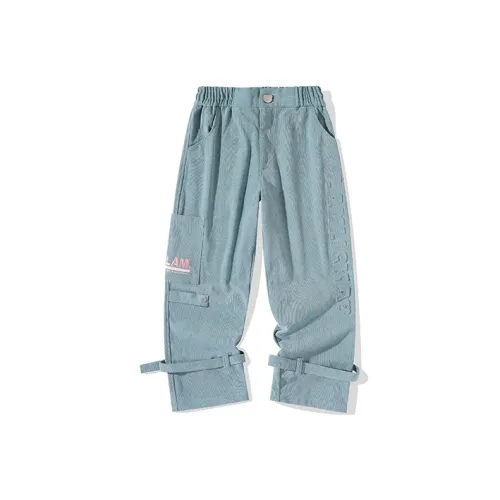 LAMLICKA Повседневные брюки Унисекс Синий